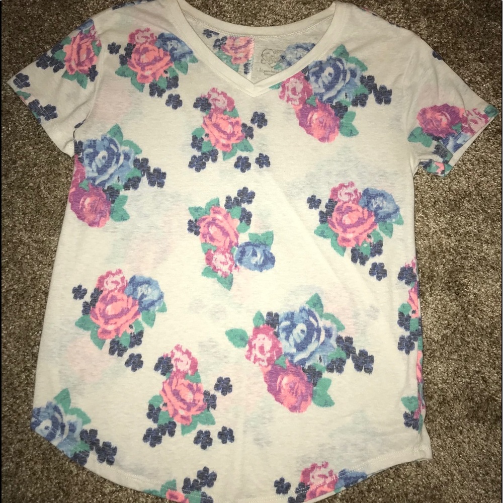 Justice floral t-shirt